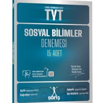 Barış Yayınları TYT Sosyal Bilimler Denemesi 15 Adet
