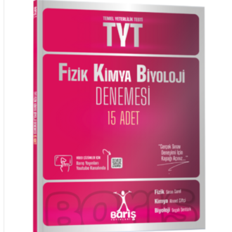 Barış Yayınları TYT Fizik Kimya Biyoloji FKB Denemesi 15 Adet