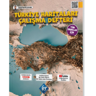 Coğrafyanın Kodları Türkiye Haritaları Çalışma Defteri KR Akademi Yayınları