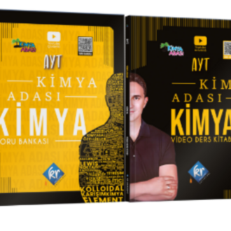 Kimya Adası AYT Kimya Soru Bankası ve Video Ders Kitabı Seti