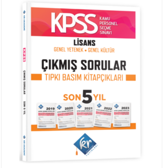 KPSS GK- GY Çıkmış Sorular Son 5 Yıl Tıpkı Basım Fasikülleri KR Akademi Yayınlar