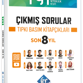 TYT Çıkmış Sorular Son 8 Yıl Tıpkı Basım Kitapçıkları KR Akademi Yayınları