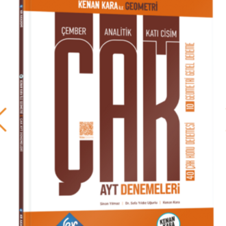 Kenan Kara İle ÇAK AYT Denemeleri KR Akademi Yayınları