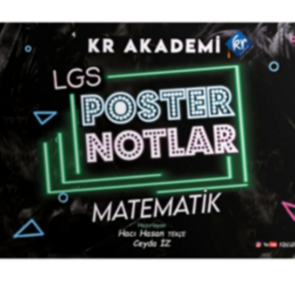 LGS Matematik Poster Notları KR Akademi Yayınları