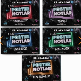 LGS Poster Notlar Seti 5'li KR Akademi