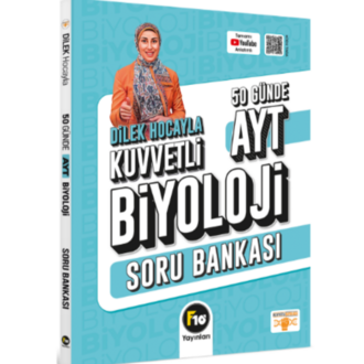 Dilek Hocayla 50 Günde AYT Biyoloji Soru Bankası F10 Yayınları
