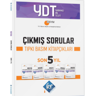 YDT Çıkmış Sorular Son 5 Yıl Tıpkı Basım Fasikülleri KR Akademi Yayınları