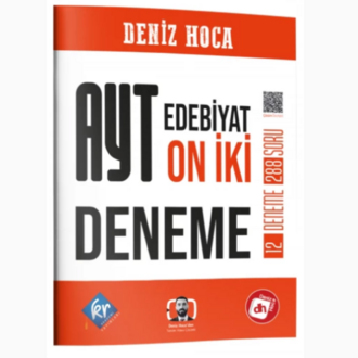 Deniz Hoca AYT Edebiyat 12 Deneme KR Akademi Yayınları