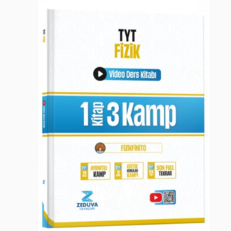 Zeduva Yayınları Fizikfinito TYT Fizik 1 Kitap 3 Kamp Video Ders Kitabı