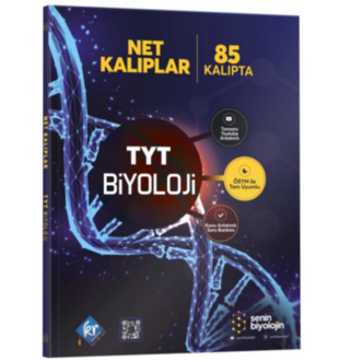 Senin Biyolojin Net Kalıplar TYT Biyoloji Konu Anlatımlı Soru Bankası KR Akademi Yayınları