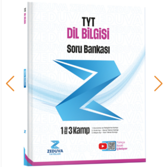 Zeduva Yayınları Türkçe Saati TYT Dil Bilgisi 1 Kitap 3 Kamp Soru Bankası
