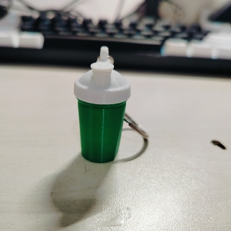 Sesli protein shaker anahtarlık