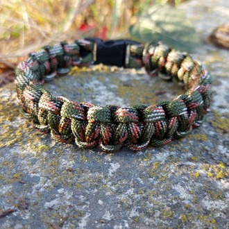 Askeri Kamuflaj 2 Paracord Bileklik