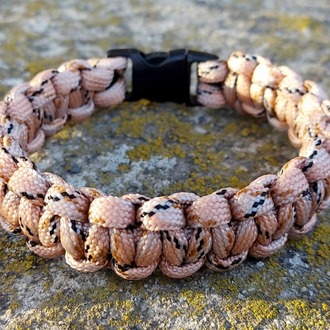 Yavruağzı Kırçıllı Paracord Bileklik