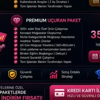 ETSY ile Dolar Geliriniz Olsun - Premium Uçuran Paketi
