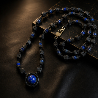 Lav , lapislazuli kolye