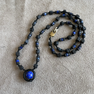 Lav , lapislazuli kolye