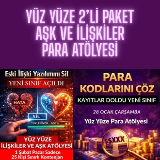 PARA VE AŞK ATÖLYESİ 2'Lİ PAKETİ (HAZIR KAYIT)