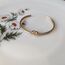 Düğüm Kelepçe Gold/Silver