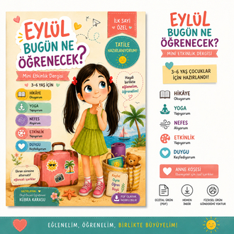 Eylül Bugün Ne Öğrenecek? – Sayı 1 | Tatile Hazırlanıyorum (Dijital PDF)