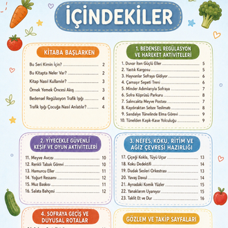 YEMEK YEME TEMELLİ DUYUSAL AKTİVİTELER SERİSİ-1