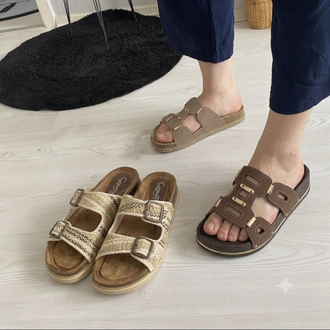 Hasır Model Toka Detay Comfort Şık Terlik