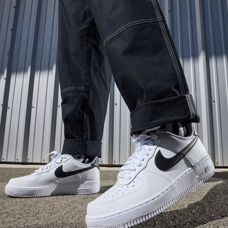 İndirim-Nike Air Force 07 White and Black