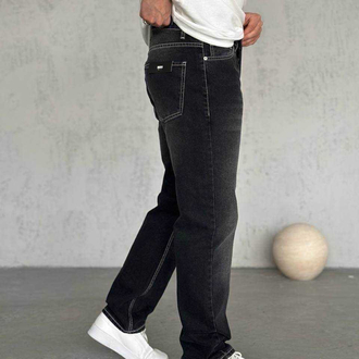New-Baggy Siyah Pantolon