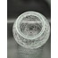 OSMANLI AVİZE CAMI. ŞEFFAF, ÇATLATILMIŞ DESENLİ ,GRİFLİ .(ÇAP: 20.00cm- YUVA ÇAPI: 10.00cm)