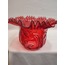 KIVIRCIK AVİZE CAMI. TAM KIRMIZI. (ALT ÇAP: 10,00cm),h:15,50cm.