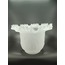 KIVIRCIK AVİZE CAMI.MAT,(Buzlu cam gibi) RENKTE.Alt çapı:10,00cm-h:15,50cm.