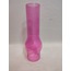 AVİZE LAMBA CAMI.TAM PEMBE RENKLİ. (ALT ÇAP: 7.00cm-h:25.00cm)