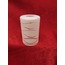 AVİZE CAMI. SİLİNDİR, BEYAZ RENKLİ ,SUYOLU DESENLİ.(E.27)Çapı:10.00cm-h:15.00cm.