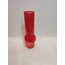 AVİZE LAMBA CAMI.TAM KIRMIZI RENKLİ.(Alt çap:7.00cm-h:25.00cm)
