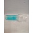 AVİZE LAMBA CAMI. ŞEFFAF - TURKUAZ MAVİ RENKLİ. ( Alt çapı:7.00cm-h:25.00cm)