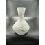 AVİZE LAMBA CAMI. BEYAZ RENKLİ. SUYOLU DESENLİ ,(ALT ÇAP: 8.00cm-h:18.00cm)