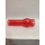AVİZE LAMBA CAMI.TAM KIRMIZI RENKLİ.(Alt çap:7.00cm-h:25.00cm)