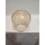 AVİZE CAMI. BAL RENKLİ. ÇATLATILMIŞ DESENLİ. (E.27).Normal ampule göre.