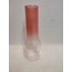 AVİZE LAMBA CAMI. ŞEFFAF - GÜL KURUSU RENKLİ. (Alt çapı:7.00cm-h:25.00cm.