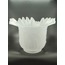 KIVIRCIK AVİZE CAMI.MAT,(Buzlu cam gibi) RENKTE.Alt çapı:10,00cm-h:15,50cm.