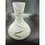 AVİZE LAMBA CAMI. BEYAZ RENKLİ. SUYOLU DESENLİ ,(ALT ÇAP: 8.00cm-h:18.00cm)