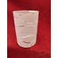 AVİZE CAMI. SİLİNDİR, BEYAZ RENKLİ ,SUYOLU DESENLİ.(E.27)Çapı:10.00cm-h:15.00cm.