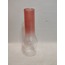 AVİZE LAMBA CAMI. ŞEFFAF - GÜL KURUSU RENKLİ. (Alt çapı:7.00cm-h:25.00cm.