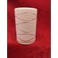 AVİZE CAMI. SİLİNDİR, BEYAZ RENKLİ ,SUYOLU DESENLİ.(E.27)Çapı:10.00cm-h:15.00cm.