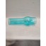 AVİZE LAMBA CAMI .TURKUAZ MAVİ RENKLİ. (Alt çapı:7.00cm-h:25.00cm)