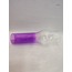AVİZE LAMBA CAMI. ŞEFFAF - LİLA RENKLİ. (ALT ÇAP:7.00cm-h:25.00cm)