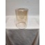 AVİZE CAMI. SİLİNDİR, BAL RENKLİ ,KENDİNDEN ÇİZGİLİ, (E.27).Çapı:10.00cm-h:15.00cm. r