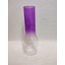 AVİZE LAMBA CAMI. ŞEFFAF - LİLA RENKLİ. (ALT ÇAP:7.00cm-h:25.00cm)