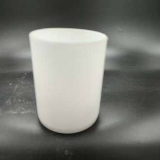 HAKİKİ OPALİN KÜÇÜK AVİZE CAMI. SİLİNDİR, BEYAZ (E.14) (Çapı:8.00 cm-h:10.50cm)