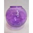 GLOB AVİZE CAMI.MOR renkli,çatlatılmış desenli.(Çapı:15.00 cm-Yuvası:7.00 cm).